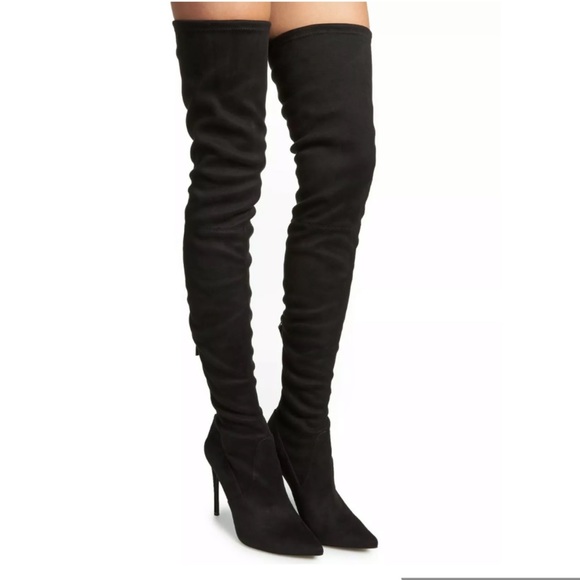 Steve Madden Dominique Vegan Over the Knee Boots - Picture 2 of 14